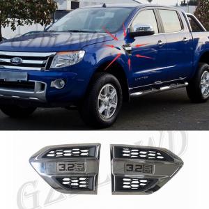 China Plastic Wind Port Cover Fender Side Air Outlet Air Flow Outlet Cover Trim For Ford Ranger on sale