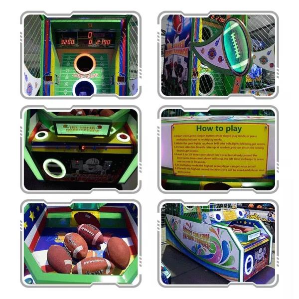 Metal Material Redemption Arcade Machines Hot Rugby American Football Playing Game
