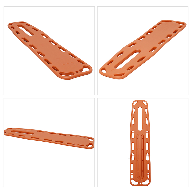 HDPE Floating Spine Board Plastic Back Spine Stretcher Board