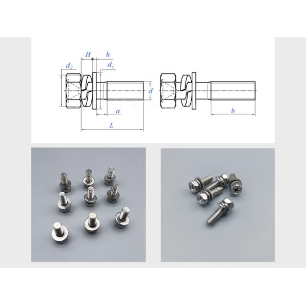 High Strength Hex Bolt With Lock And Plain Washer Assemblies
