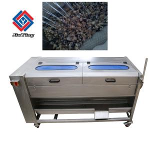 China Root Vegetable Potato Washing And Peeling Machine With Wheels Convenient on sale