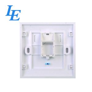ODM Plastic White Rj45 86*86mm Network Faceplate Socket