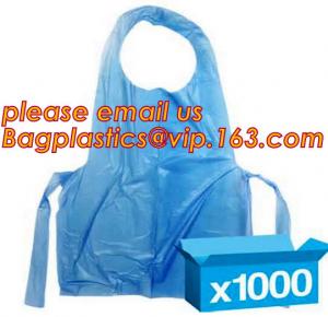 China Medical Protective Disposable Apron, CPE APRON, with thumb loop, kitchen, dental supplies, chef, healthcare on sale
