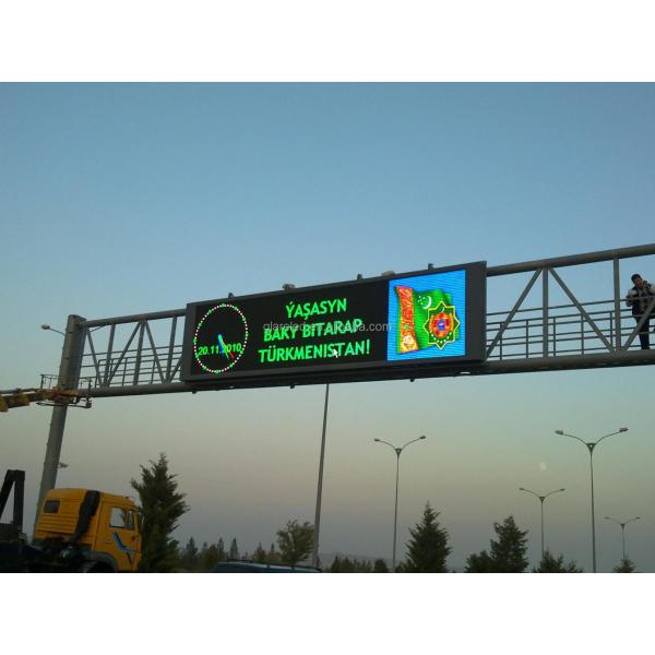 Other Pixel Pitch 960*960mm Outdoor Traffic Variable Message Sign on Highway Gantry
