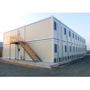 Yellow Flat Pack Modular Buildings Environmental Friendly With Single Side