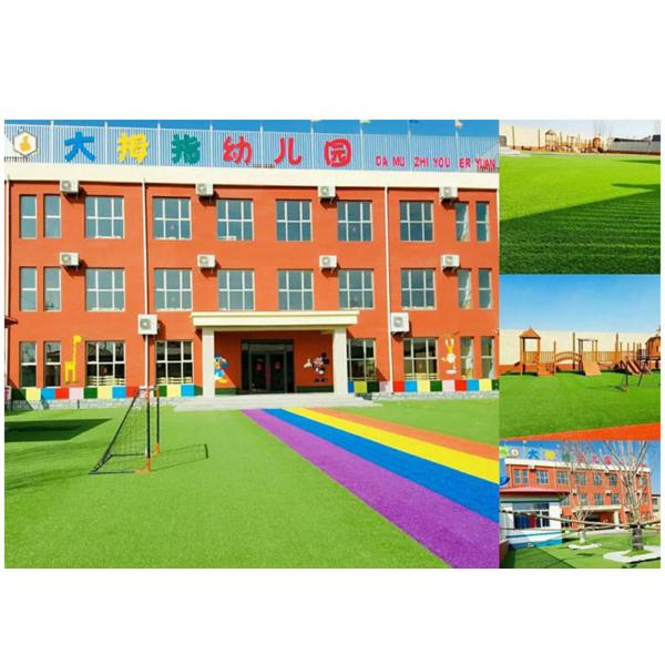 Easy Installation 25mm Interlocking Artificial Grass Turf Tile