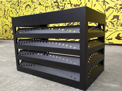 Metal Facade External Insulated Facade System Perforated Solid Sheet For Air Conditional Cover