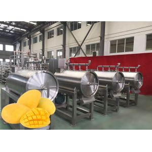 Professional Mango Processing Line / Safety Mango Juice Processing Plant