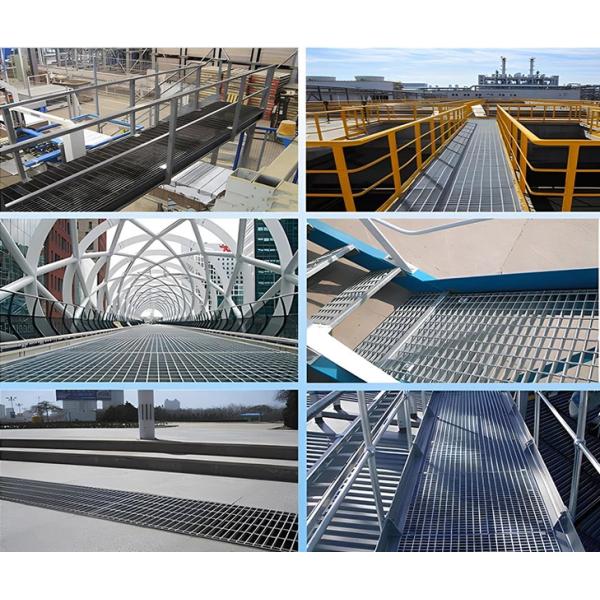 Galvanized Steel Grating 30x100mm Mesh 3mm Thickness Welded