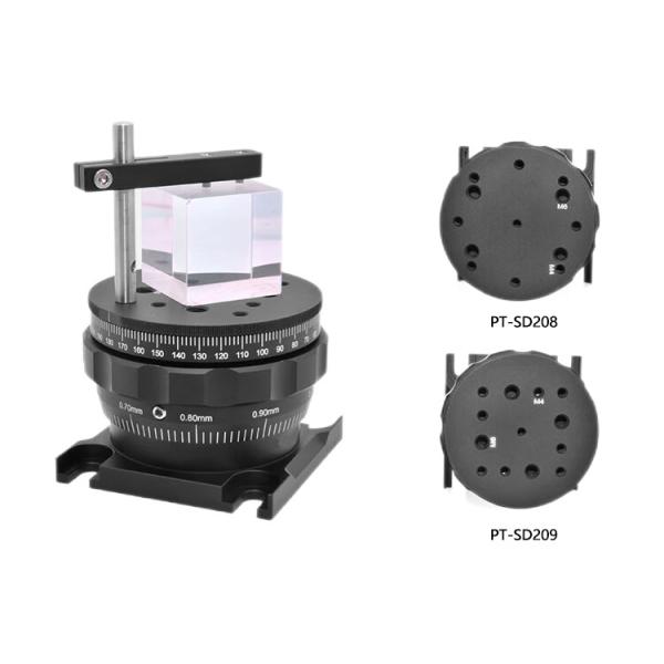 Height Rotary Adjustable Manual Lab Jack High Stability Lockable Load 50kg