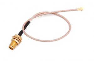 Buy cheap BMA Male To Female RF Cable Connector Flange Mount SMA Series Coaxial product
