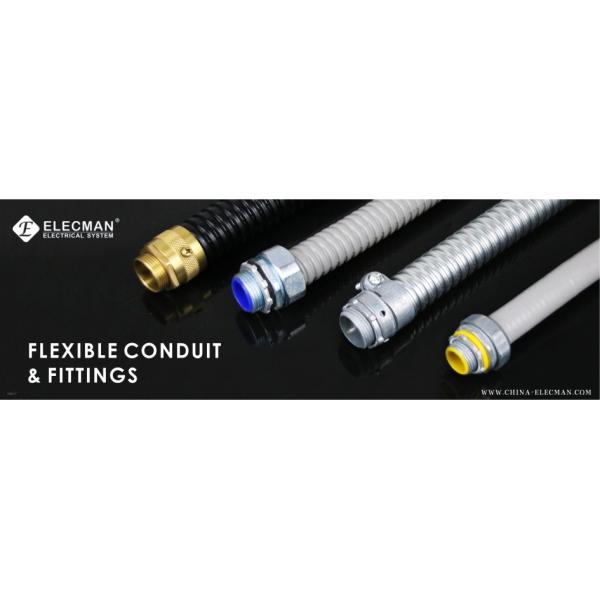 PVC Coated GI Flexible Electrical Hose Black Metal Hose UL Standard 3/4 Inch