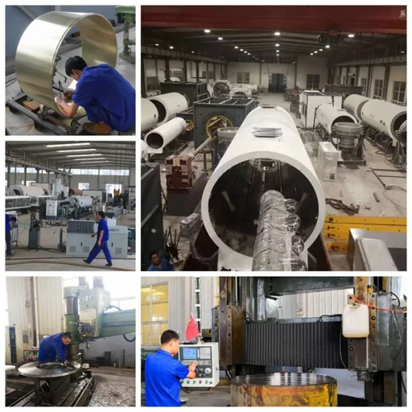 PERT Fiber Reinforced Flexible PU Insulated Pipe Production Line Multi Layer Extrusion