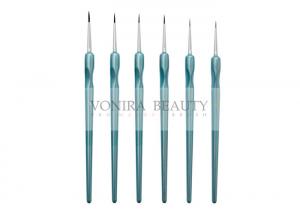 Buy cheap 6pcs UV Gel Acrylic Nail Art Brush Drawing Pen Builder Painting Pen Design Nail Art Tools product