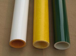 China hot sell Colorful painted Glass fiber tube FRP tube frp pipe fiberglass tube pole can be OEM  with factory price on sale
