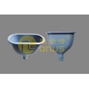 Heat resistant ice blue counter top sinks / science lab sinks