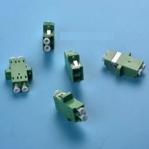 SM MM Fiber Optic Adapter LC Duplex Adapter With Flange