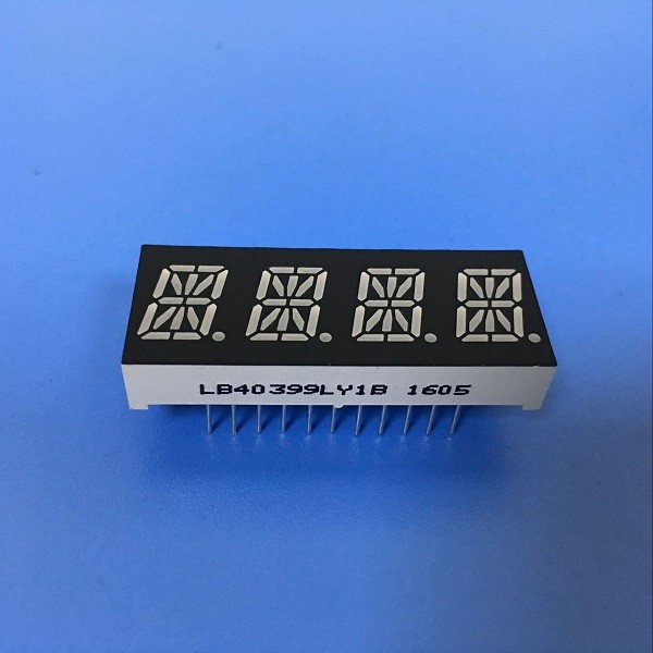 Pure White 16 Segment LED Display For Digital Indicators Multimedia Products