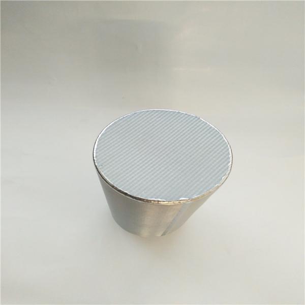 Pleated Sintered Wire Mesh Filter , 40 Micron Filter Mesh Customized 3-200um