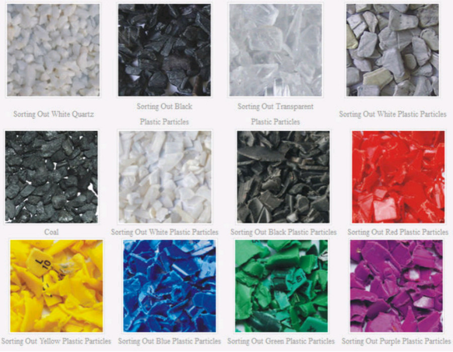 Plastic Color Sorter for Recycling Industries CCD Optical plastic color sorting machine