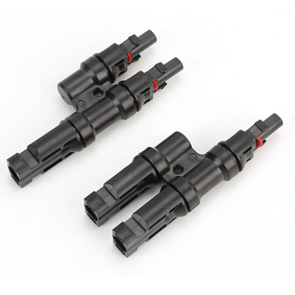 TUV Certified PV4.0 T Type Branch Connector Solar Connector PV 2 In 1 Splitter