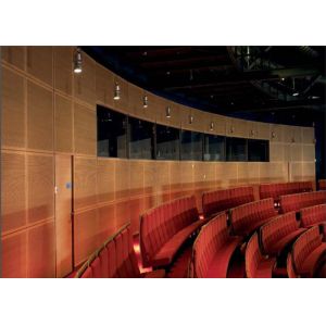 China 10mm Wood Grain MDF Acoustic Panel For Cinema on sale