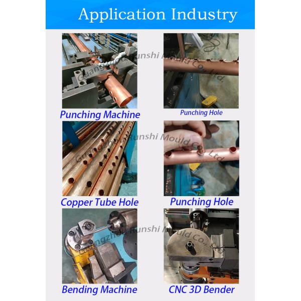 OEM CNC Hole Punching Machine Parts 3 Jaw Chuck For Tube Cutting Bending End Forming