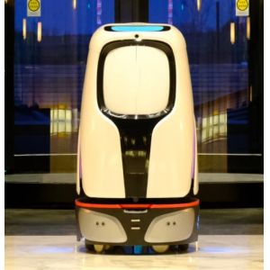 Buy cheap Contactless Smart Service Robot 50kg Load Hotel Autonomous Delivery Robot product