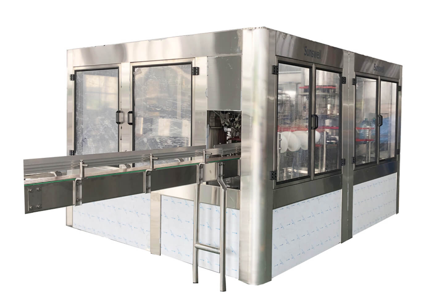 Full Auto 3-15L Jar Water Filling Machines With Washing And Capping Function