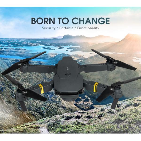 Foldable Altitude Hold Quadcopter Drone with HD Camera Live Video e58 pocket 4k drone