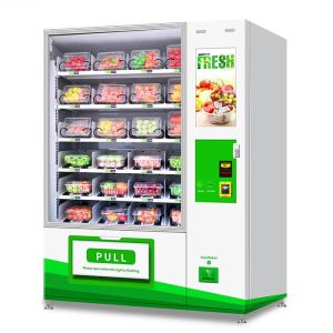 China Milk Bread Vending Machine Fresh Eggs With Elevator System on sale