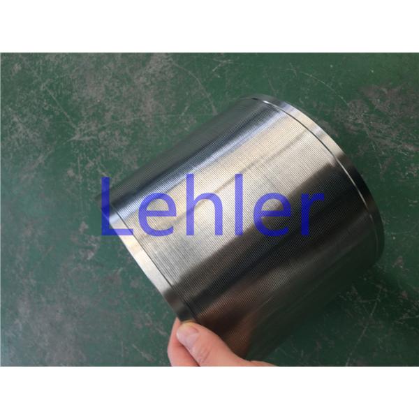 Stainless Steel 316L Vee Wire Screen , Wedge Wire Filter For Horizontal Sand Mill
