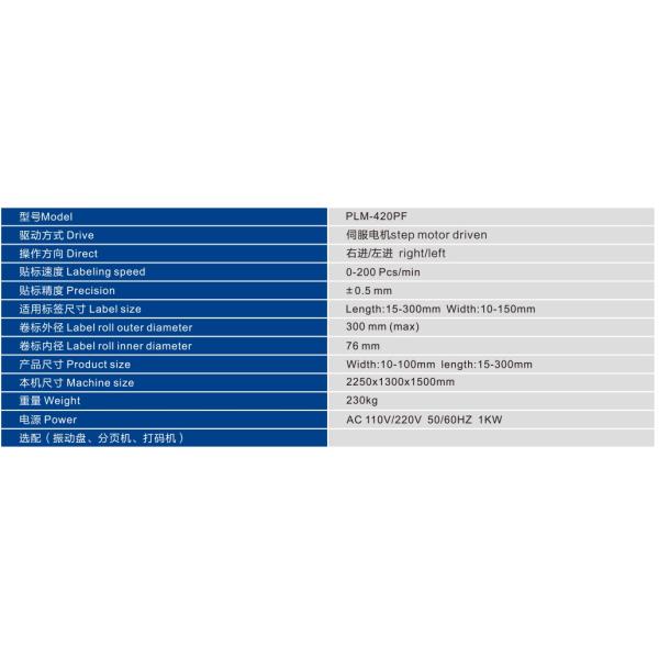 High Precision Bottle Labeling Machine 220V 50Hz For Food Beverage industry