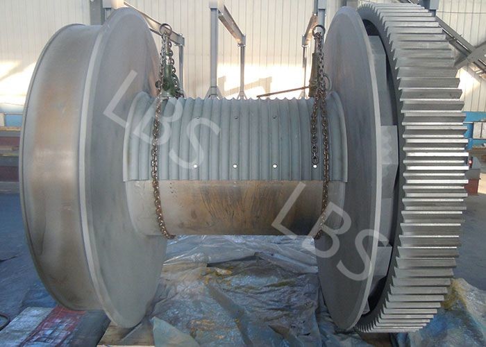 Lebus Bolted Connection Grooved Drum Sleeves System For Wire Rope Winding