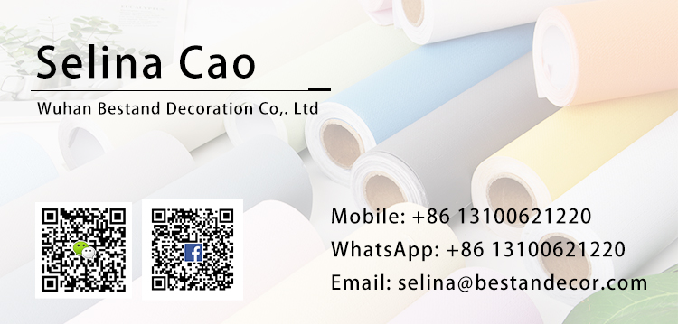 Anti-Static Function Solid Color Vinyl Wallpaper for Easy DIY Installation and Home Decoration