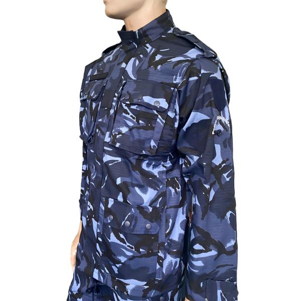 Blue Camouflage Military Army Uniform XS - 4XL Waterproof Tactical Uniform Set