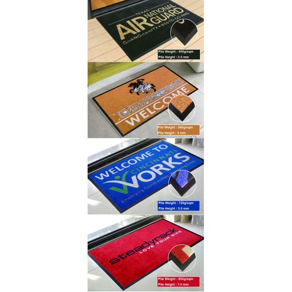 Personalized Nylon Printed Carpet with UV-resistant Cut Pile Construction