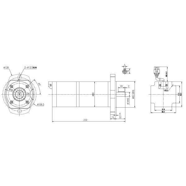 Small Dual Axis Solar Tracker Slew Drive With Double Envelope Worm And Helical Gear For Solar