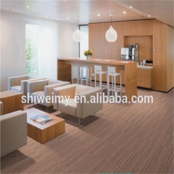 Rectangular shape nylon yarn pvc backing carpet tile