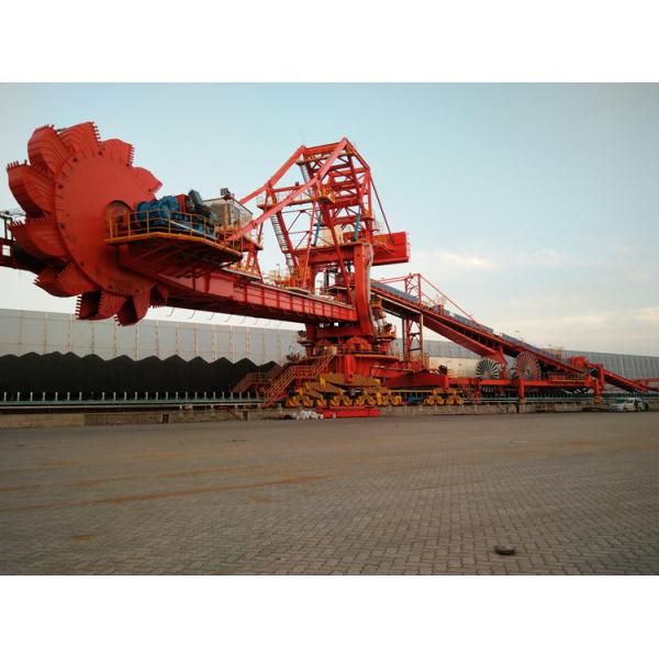 Single / Double Cantilever Bucket Material Handling Machine Bucket Wheel Reclaimer