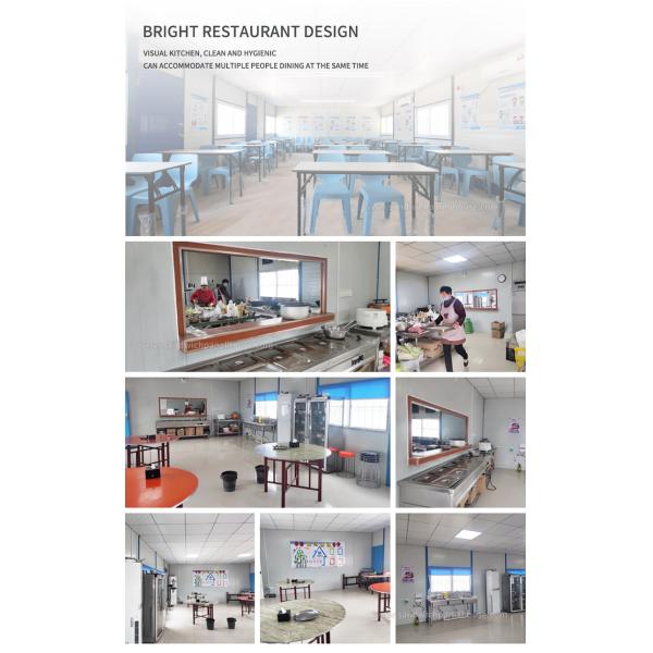 Construction Site Small Prefab Houses Good Weather Resistance Rainproof