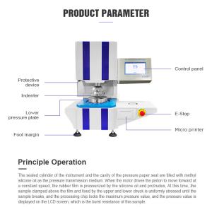 Automatic Digital Bursting Strength Tester Paper Packaging Testing Machine