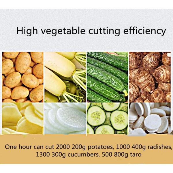 Commercial Melon Fruit And Vegetable Cutter Machine Multi Function 1600W