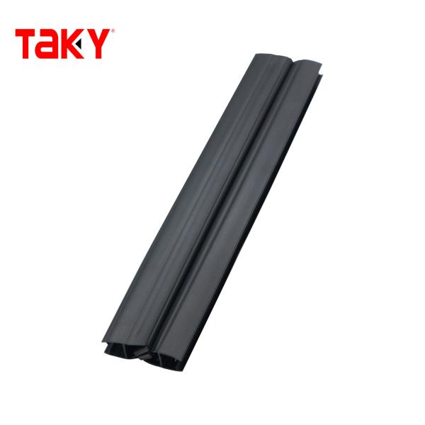 Clear Bottom PVC Shower Door Seal Strip 8-10mm Weatherproof