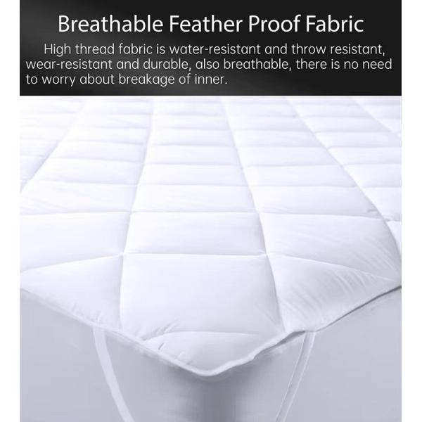 Polyester Mattress Protector And Pad Machine Washable For Hotel