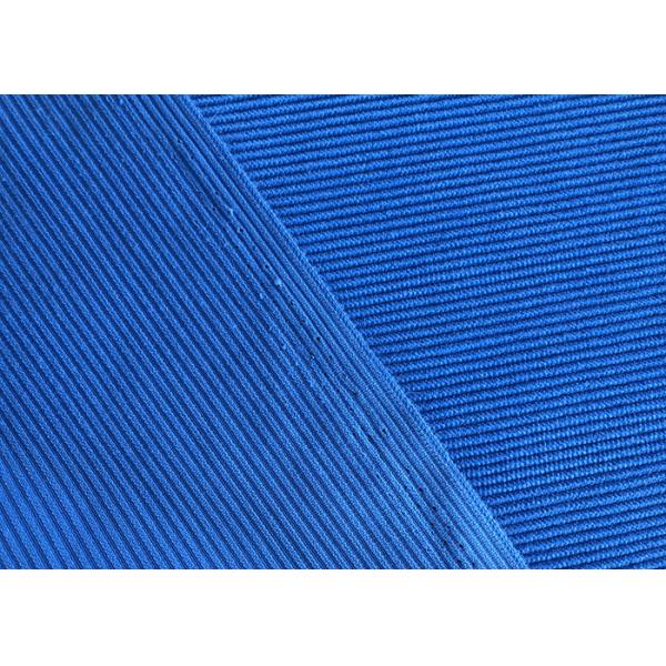 Warp Knitted Polyester Twill Stripe Pattern Minky Plush Fabric For Garment
