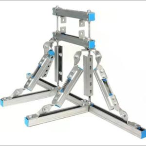 Buy cheap Low Maintenance Galvanized Finish Seismic Bracket For Flexible Applications product
