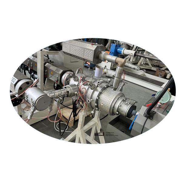 sino-holyson HSE-60/38 20-110mm HDPE Pipe Extrusion Production Line / PE Pipe Manufacturing Machine