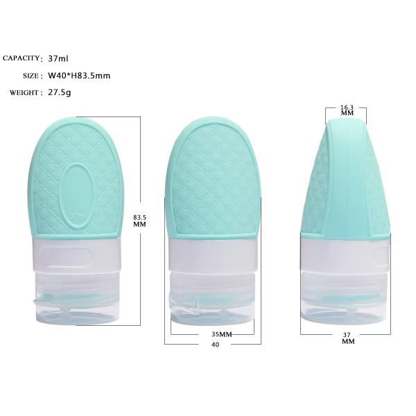 Multipurpose 37ml 60ml 89ML Silicone Travel Bottle Set