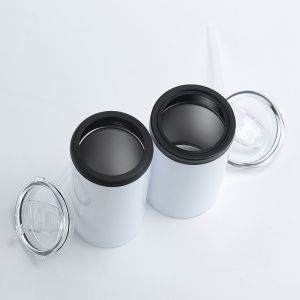 12oz Sublimation Stainless Steel Can Cooler For Slim Beer And Hard Seltzer